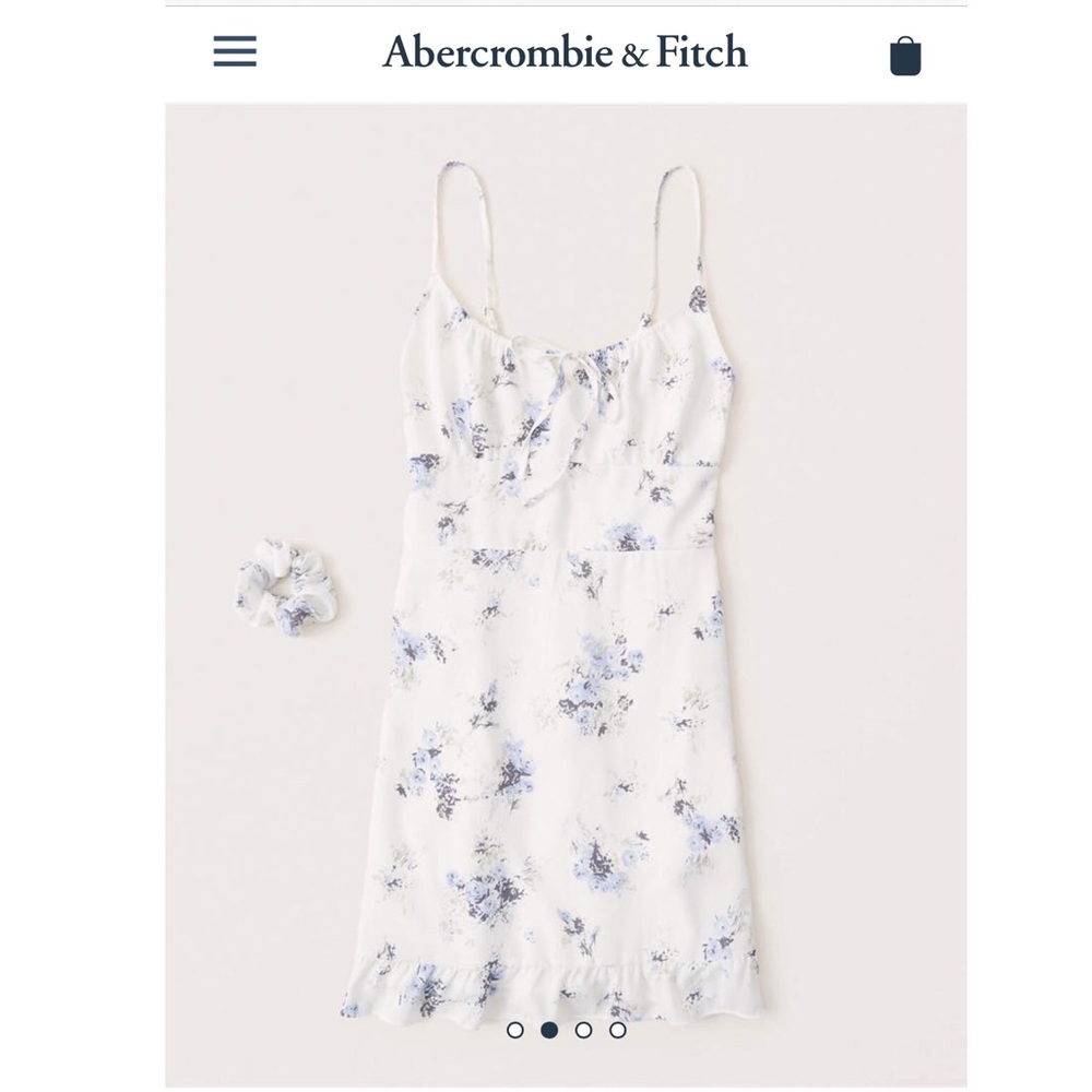NWT Abercrombie Tie-Front Mini Dress